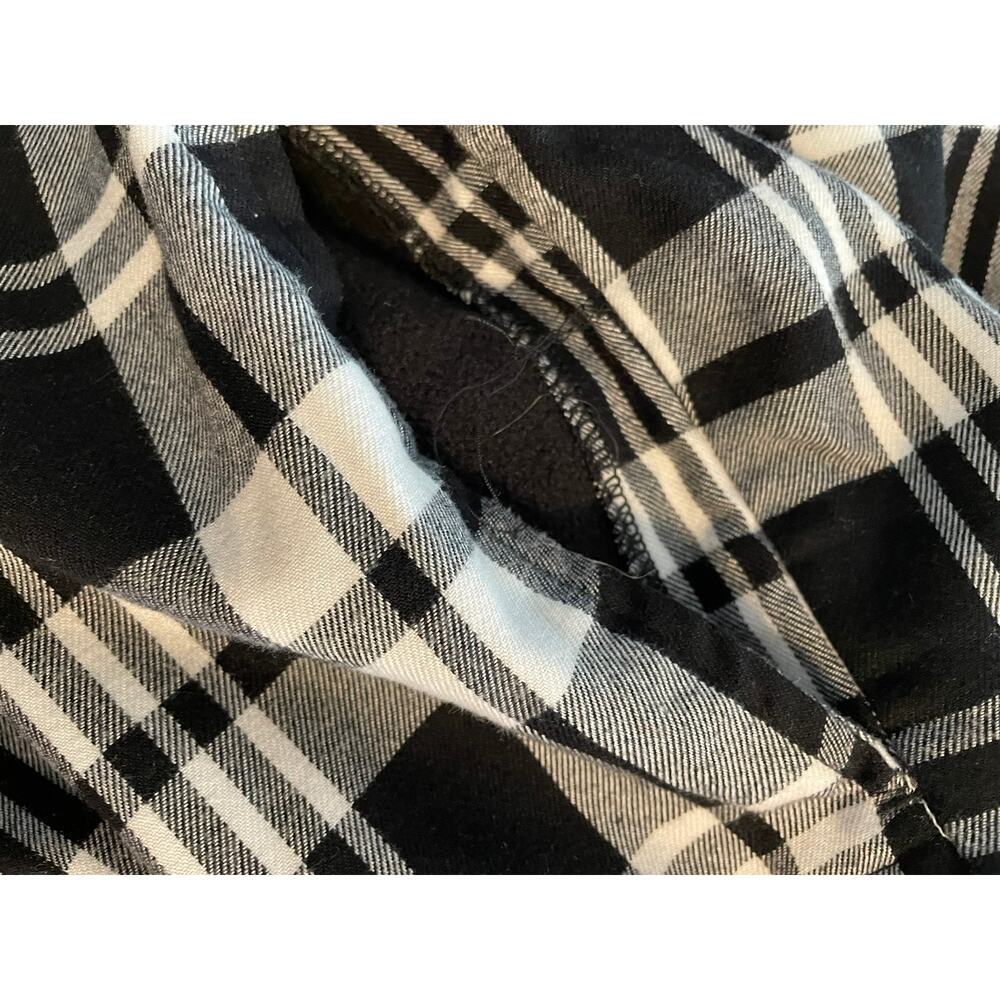 JACHS Girlfriend New York Black White Plaid Button Down Shirt XL Oversized - Picture 7 of 7